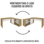 Conjunto Escritório Home Office 4 Peças Sharp A06 Olmo/branco