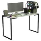 Conjunto Escritório Home Office Com Mesa Industrial + Estante