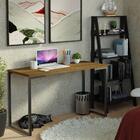 Conjunto Escritório Home Office Com Mesa Industrial + Estante