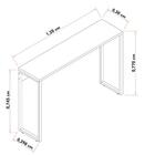 Conjunto Escritório Mesa 150 Aparador E Estante Studio Indust