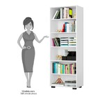 Conjunto Escritório Mesa 1 Gaveta Gávea E Estante Office Bran