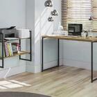 Conjunto Escritorio Mesa E Nicho Industrial Crome 02 Kappesbe