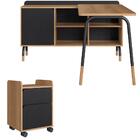 Conjunto Escritório Mesa L Gaveteiro 28004x27998 Artesano