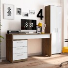 Conjunto Escritório Mesa Petrópolis E Estante Office 2 Portas