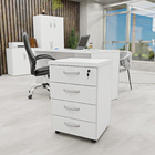 Conjunto Escritório Office Escrivaninha Armários Gaveteiro Ne