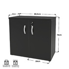 Conjunto Escritório Office Escrivaninha Armários Gaveteiro Ne