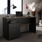 Conjunto Escritório Office Escrivaninha Balcões Gaveteiro Ber