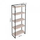 Conjunto Escrivaninha 135cm 1 Gaveta Elisa E Estante 5 Pratel