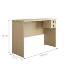 Conjunto Escrivaninha 1.5 E Armario Hunter Natura Preto