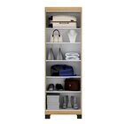 Conjunto Escrivaninha 2 Gavetas Byte E Armário Multiuso 2 Por