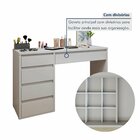 Conjunto Escrivaninha 5 Gavetas Berlim E Espelho Decorativo 1