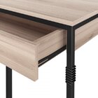 Conjunto Escrivaninha 90cm 1 Gaveta E Estante 5 Prateleiras L