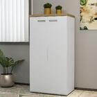 Conjunto Escrivaninha E Armário Mannheim Olmo Branco