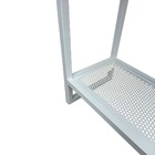 Conjunto Escrivaninha E Estante Lateral Estilo Industrial - F