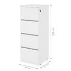 Conjunto Escrivaninha E Gaveteiro Larissa Branco