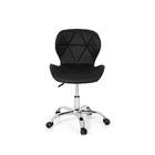 Conjunto Escrivaninha Retrátil Preta + Cadeira Office Slim Ba