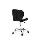 Conjunto Escrivaninha Retrátil Preta + Cadeira Office Slim Ba