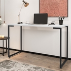 Conjunto Escrivaninhas 120 Laser Branco Preto