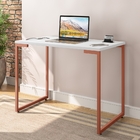 Conjunto Escrivaninhas 90 Genius Branco Cobre