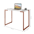 Conjunto Escrivaninhas 90 Genius Branco Cobre