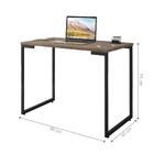 Conjunto Escrivaninhas 90 Genius Castanho Preto