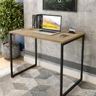 Conjunto Escrivaninhas 90 Honorata Natura Preto