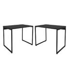 Conjunto Escrivaninhas 90 Honorata Preto