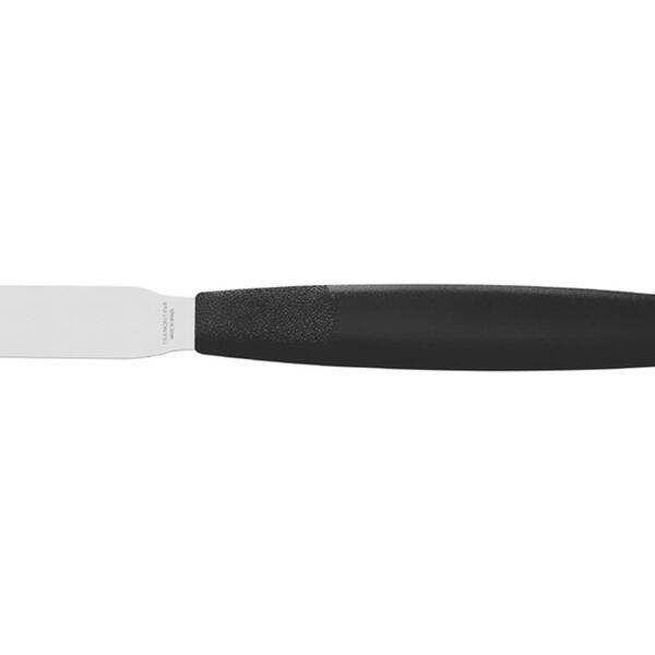 Conjunto Espatulas Manteiga 6 Pc Ipanema Preto Laminas De Aco