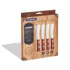 Conjunto Espatulas Manteiga 6 Pcs Polywood Vermelholaminas De