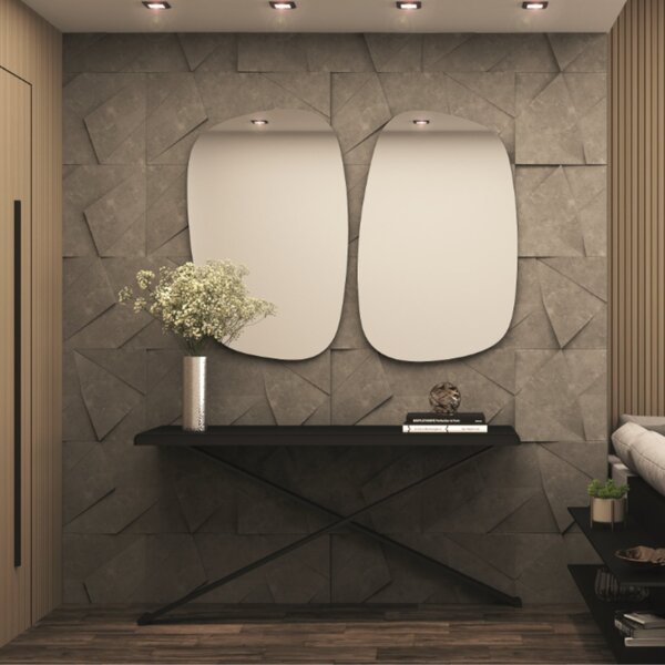 Conjunto Espelho Organico Goiania 70x110 Cm