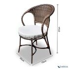 Conjunto Espreguiçadeira Fina - 2 Poltronas + 1 Mesa De Centr