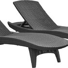 Conjunto Espreguiçadeiras Pacific Poolside Grafite Keter