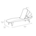 Conjunto Espreguiçadeiras Pacific Poolside Grafite Keter