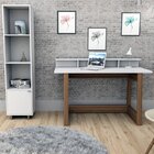 Conjunto Estante 1 Porta E Escrivaninha Com 3 Nichos Nomad Ap