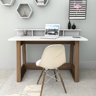 Conjunto Estante 1 Porta E Escrivaninha Com 3 Nichos Nomad Ap