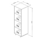 Conjunto Estante 1 Porta E Escrivaninha Com 3 Nichos Nomad Ap