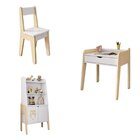 Conjunto Estante Com Mesa E Cadeira Infantil Corujinha Casate