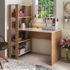 Conjunto Estante E Escrivaninha Vlad Off White Carvalho