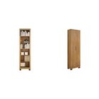 Conjunto Estante Flex 5 Prateleiras E Armário Multiuso 2 Port