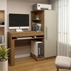 Conjunto Estante Flex 5 Prateleiras E Escrivaninha Com 1 Port