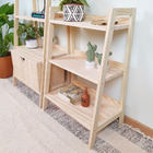 Conjunto Estante Pipa 3 Prat Com Nicho Com Porta Em Madeira N