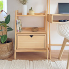 Conjunto Estante Pipa 3 Prat Com Nicho Com Porta Em Madeira N