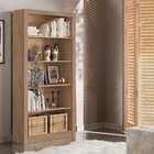 Conjunto Estantes Livreiros Office Baker Nogal