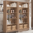 Conjunto Estantes Livreiros Office Baker Nogal