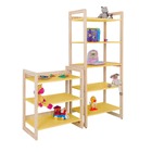 Conjunto Estantes Multiuso Colorê Infantil Amarelo