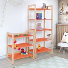 Conjunto Estantes Multiuso Colorê Infantil Laranja