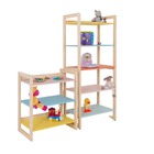 Conjunto Estantes Multiuso Colorê Infantil Multicores