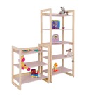 Conjunto Estantes Multiuso Colorê Infantil Rose