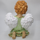 Conjunto Estátuas Decorativas Anjo Menino Rezando Grande 28046