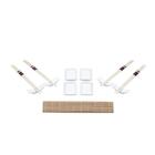 Conjunto Esteira P/sushi C/4 Molheiras De Cerâmica C/4 Pares